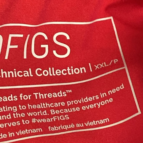 FIGS High Waisted Zamora Jogger Scrub Pants XXLP NWOT - Picture 4 of 5